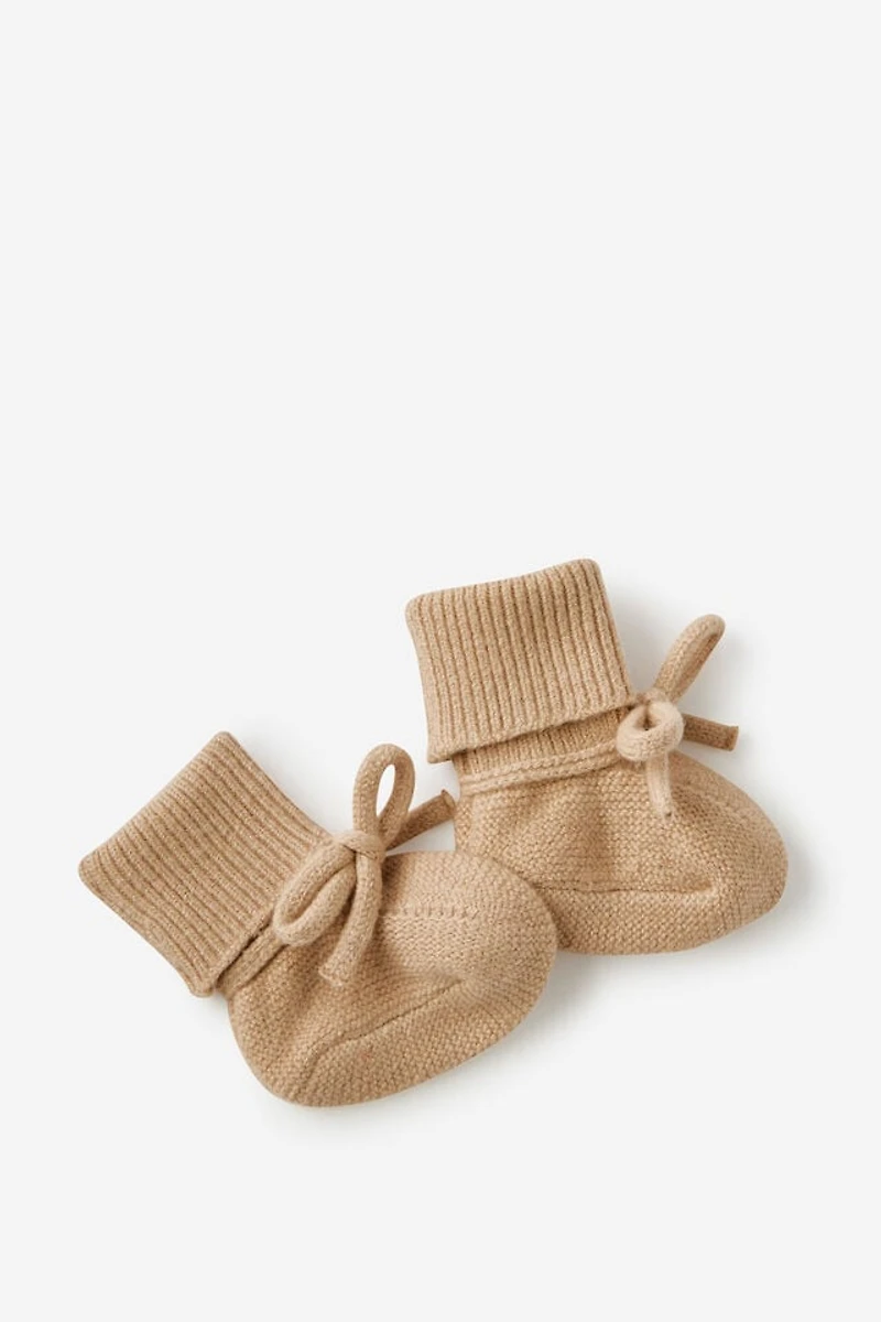 Organic Knit Booties