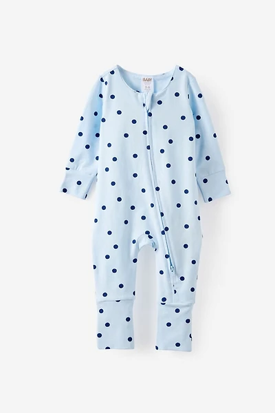 Growie Long Sleeve Zip All One Romper