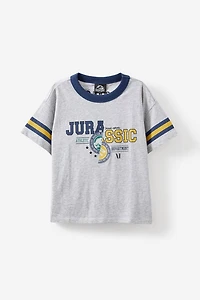 Jurassic Park Drop Shoulder Short Sleeve Tee