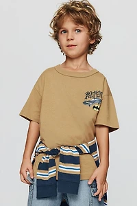 Batman Drop Shoulder SS Tee