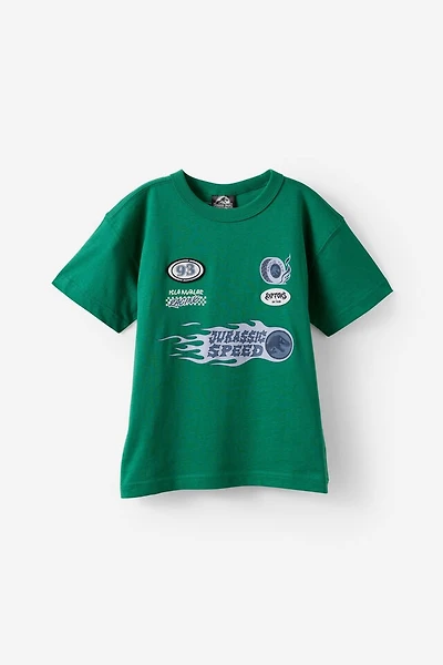 Jurassic Park Drop Shoulder Short Sleeve Tee