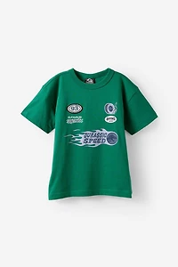 Jurassic Park Drop Shoulder Short Sleeve Tee