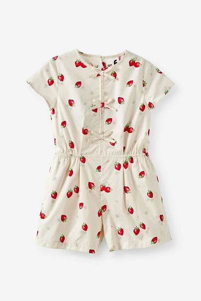 Woven Bow Playsuit