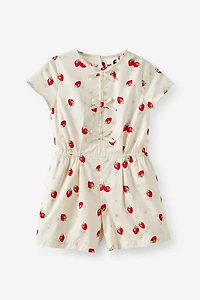 Woven Bow Playsuit