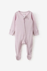 Littlie Organic Long Sleeve Zip All One Romper