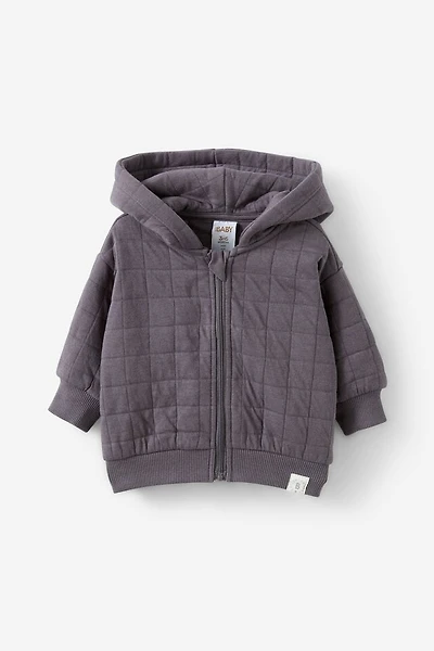 Quilted Zip Through