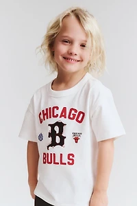 Chicago Bulls Drop Shoulder Short Sleeve Tee