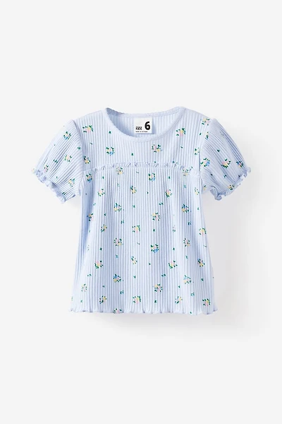 Posie Short Sleeve Babydoll Top