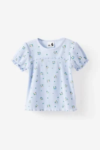 Posie Short Sleeve Babydoll Top