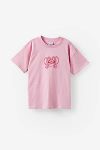 Disney Lilo & Stitch Drop Shoulder Short Sleeve Tee