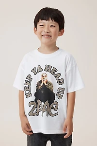 Licensed Drop Shoulder Short Sleeve Tee