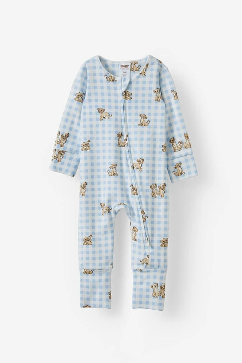 The Billie Long Sleeve Zip Romper License