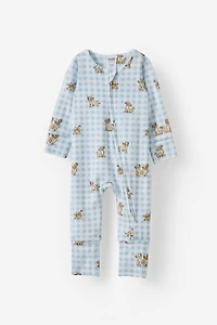 The Billie Long Sleeve Zip Romper License
