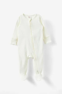 Littlie Organic Long Sleeve Zip All One Romper