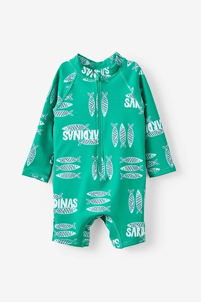 Baby Long Sleeve All One Swimsuit