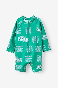 Baby Long Sleeve All One Swimsuit