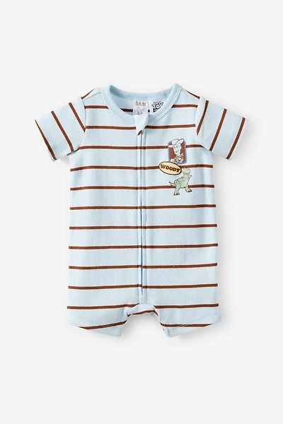 Disney Pixar Toy Story Short Sleeve Zip Romper