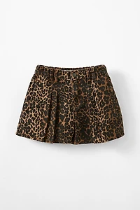 Sarai Pleat Front Denim Short