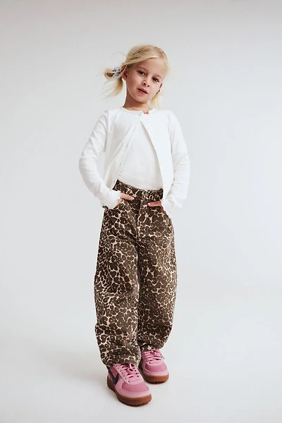 Unisex Barrel Leg Denim Jean