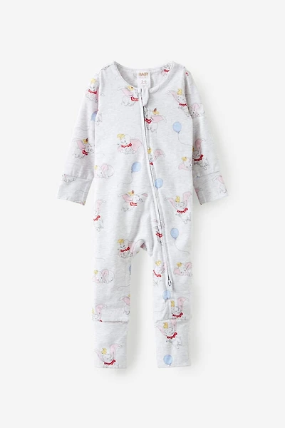 The Billie Long Sleeve Zip Romper License