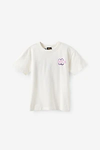Nirvana Music Drop Shoulder Short Sleeve Tee