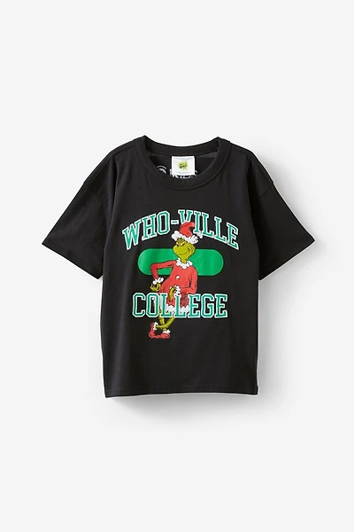 The Grinch Drop Shoulder Short Sleeve Tee