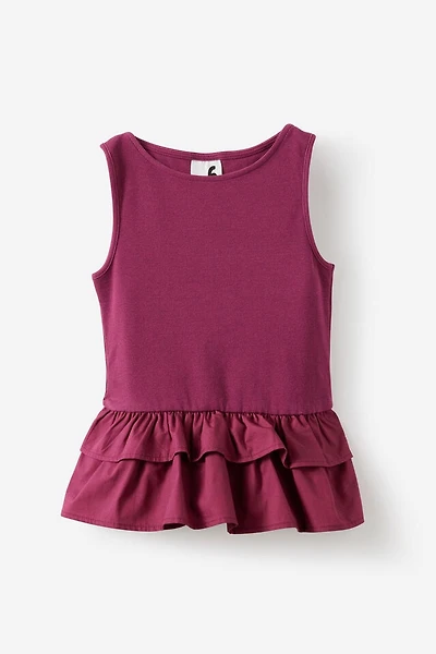Lily Sleeveless Tiered Top