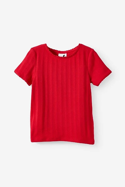 Fitted Short Sleeve Essential Tee