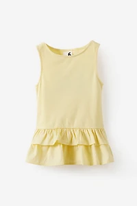 Lily Sleeveless Tiered Top