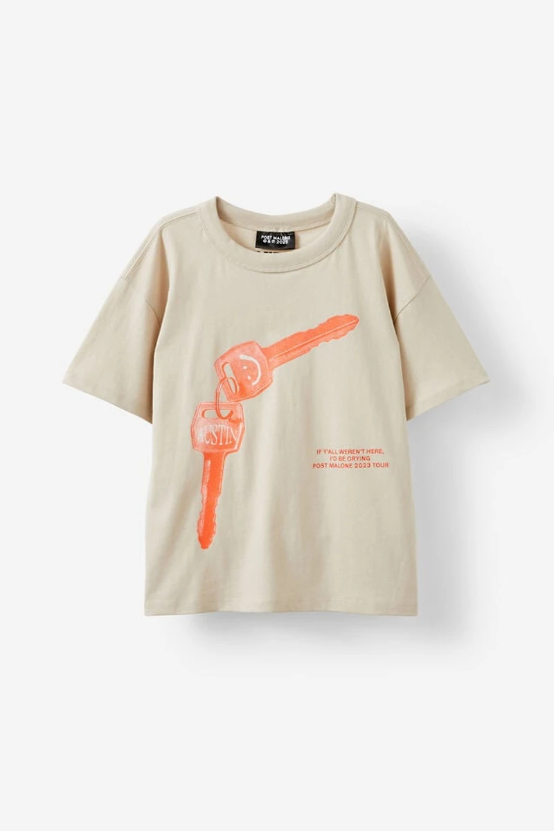 Post Malone Drop Shoulder Short Sleeve Tee