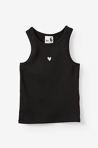 Fitted Essential Racer Back Tank