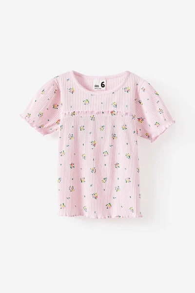 Posie Short Sleeve Babydoll Top