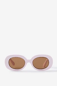 Kids Olive Oval Sunglasses