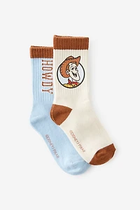 Disney Pixar Toy Story 2PK Kids Crew Sock