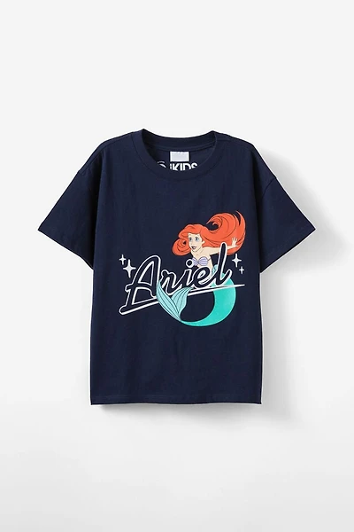 The Little Mermaid Drop Shoulder Short Sleeve Tee
