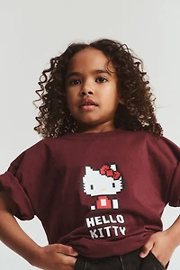 Sanrio Hello Kitty Drop Shoulder Short Sleeve Tee