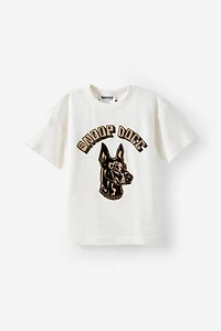 Snoop Dogg Drop Shoulder Short Sleeve Music Tee