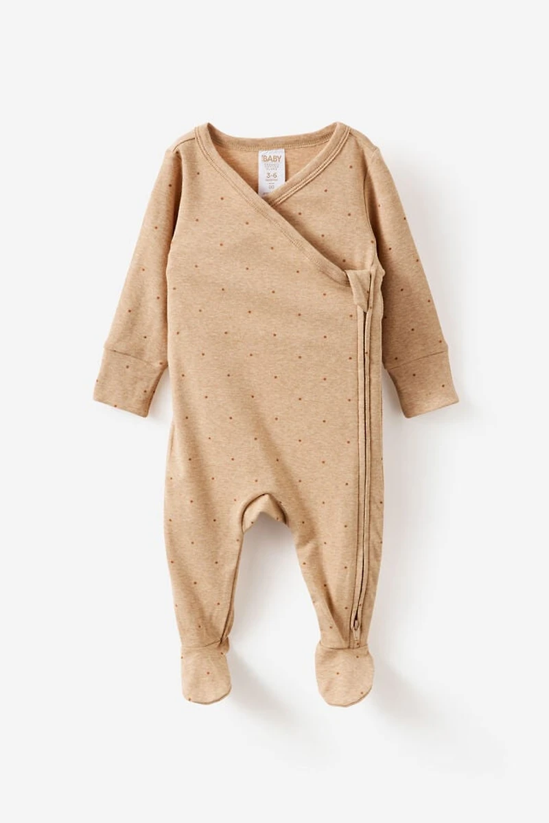 Organic Cross Over Zip All One