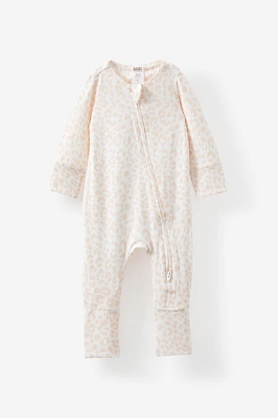 Growie Long Sleeve Zip All One Romper