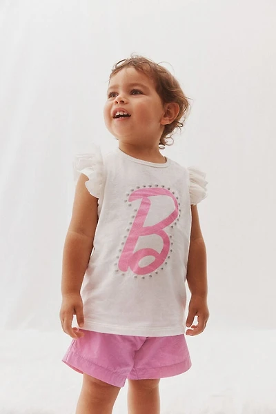 Roise Ruffle Tank Lcn