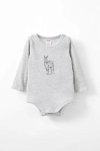 Organic Pointelle Long Sleeve Bubbysuit