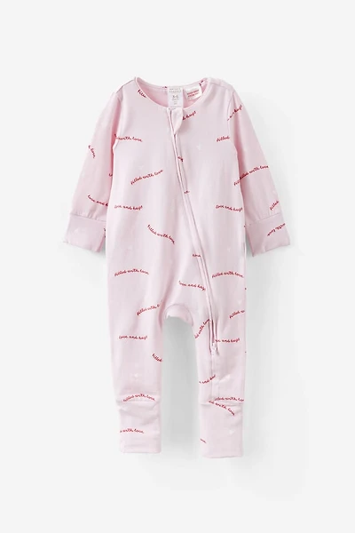 Growie Long Sleeve Zip All One Romper