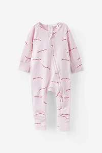 Growie Long Sleeve Zip All One Romper