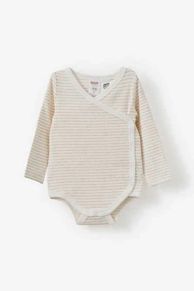 Organic Cross Over Long Sleeve Bubbysuit