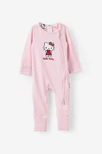 Sanrio Hello Kitty Long Sleeve Zip Romper
