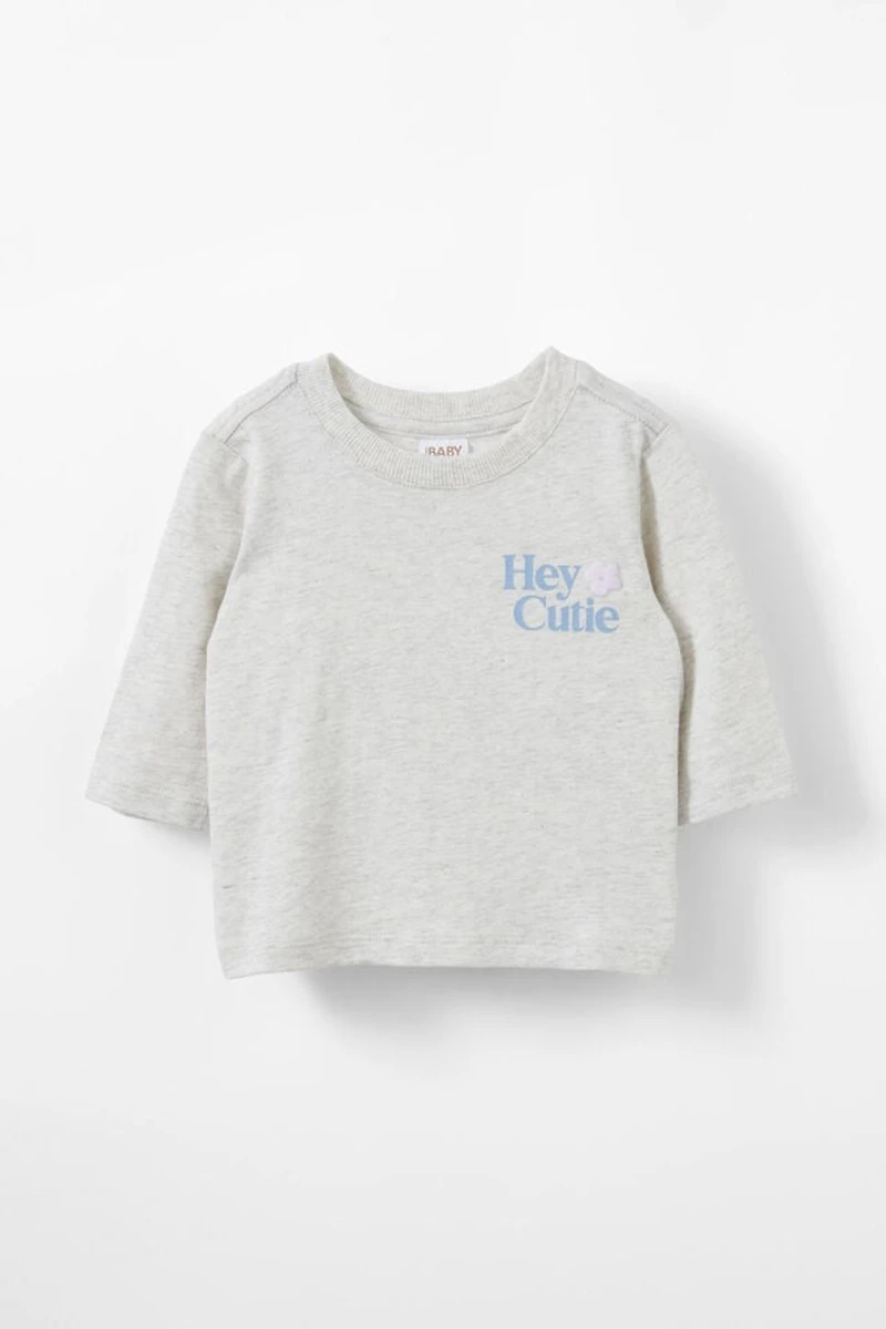 Jamie Long Sleeve Graphic Print Tee