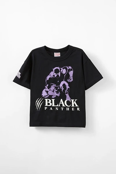 Black Panther Drop Shoulder Short Sleeve Tee