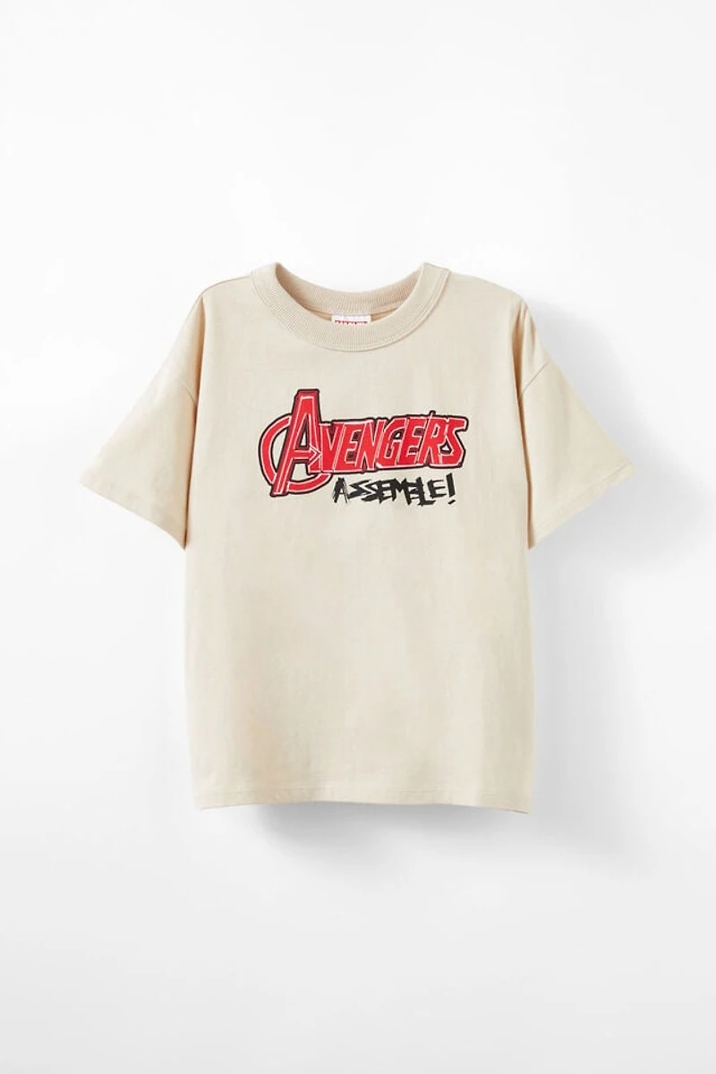 The Avengers Drop Shoulder Short Sleeve Tee