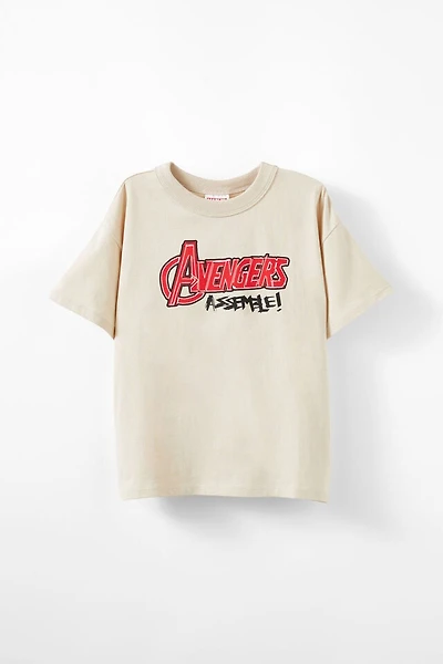 The Avengers Drop Shoulder Short Sleeve Tee