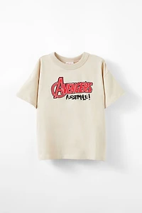 The Avengers Drop Shoulder Short Sleeve Tee